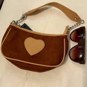 🤎Two Tone Heart Shoulder Bag 🤎